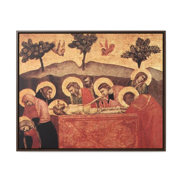 Entombment - Giotto di Bondone Canvas Print Artwork Christian Gift