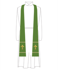 Exeter Long Clergy Stole | Pastoral or Priest Liturgical Stole