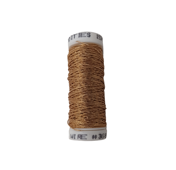 Matte Gold Wire Thread #368 | Goldwork Embroidery Thread | Ecclesiastical Sewing
