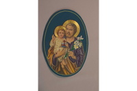 St. Joseph and Child Goldwork Applique for Church Vestments