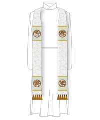 Clergy Stole #2 in the Evangelist Collection | Pastoral or Priest Stoles