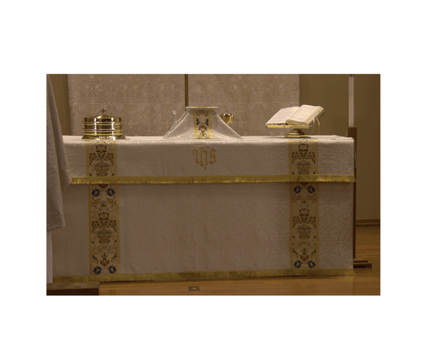 Altar Hanging Ivory Tapestry | Altar Frontal Superfrontal - Ecclesiastical Sewing