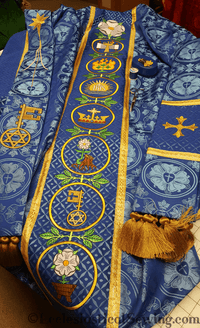 Blue Vestments & Chasubles for Advent | City of David Collection (Sale)