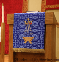 Advent Altar Frontals & Hangings | City of David Pulpit and Lectern Falls