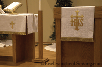 Goldwork Applique Pulpit Lectern Fall | Applique Altar Hangings - Ecclesiastical Sewing