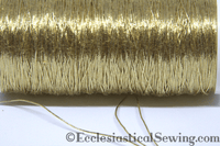 WHite Gold #371 Wire Thread | Goldwork metal Threads Hand Embroidery Ecclesiastical Sewing