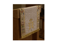 Ivory Tapestry Altar Hanging Pulpit Lectern fall |  | Altar Hanging Sets Ecclesiastical Sewing