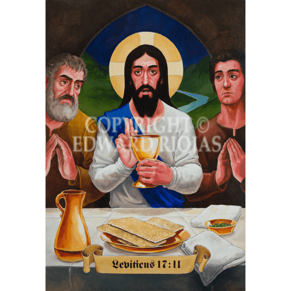 Living Water Cycle LORD'S SUPPER Print | Edward Riojas Christian Art