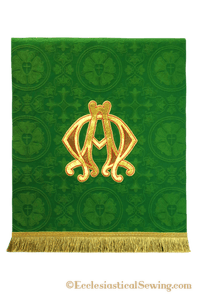 Trinity Alpha Omega Pulpit Lectern Altar Hangnin - Ecclesiastical Sewing