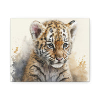 watercolor baby tiger print | ecclesiastical-sewing
