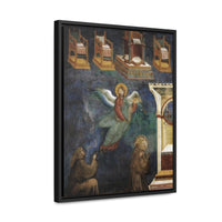The Vision of the Thrones Giotto Di Bondone 1297 -1299 Canvas Print