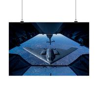 KC-10 Extender & B-2 Spirit Aerial Refueling Print - U.S. Air Force Wall Art for Office, Man Cave, and Military Enthusiasts - Unframed | Ecclesiastical Sewing