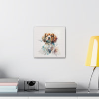 Lovely Watercolor Puppy Wall Art - Perfect for Your New Arrival's Room