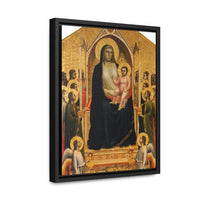 Madonna in Maest Ognissanti Madonna Giotto di Bindonec Canvas Print