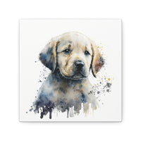 Charming Watercolor Puppy Wall Art Ideal for a Nature-Inspired Nursery