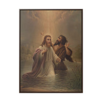 The Baptism of Christ Canvas Indoor Home Decor Christian Gift Ideas