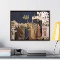 The Visitation  Giotto c. 1310  Canvas Print Home Decor Christian Gift