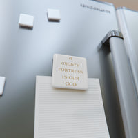 Lutheran Christian Fridge Magnet - A Mighty Fortress is Our God 
