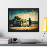 Canvas Print Gift For Mom Italian Country Side House In The  Afternoon