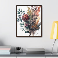 Floral Oasis | Botanical Watercolor Canvas Print - Perfect Mom Gift |  ecclesiastical-sewing