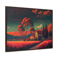 Home Décor Wall Art Tuscan Themed Canvas Print Tuscany In Color Splash