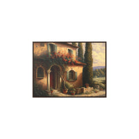 Home Décor Wall Art Tuscan Themed Canvas Print  Sleepy Tuscan Villa