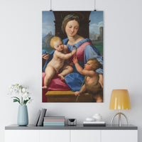 Raphael's Madonna del Granduca | High-Quality Poster | Perfect Christian Mom Gift | ecclesiastical-sewing