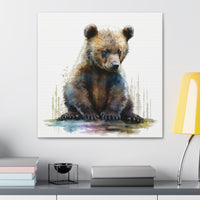 Cute Watercolor Baby Bear - Nursery Decor for Your Little Cub 