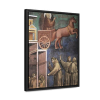 Giotto di Bondone's masterpiece: Vision of the Flaming Chariot in frame  | ecclesiastical-sewing