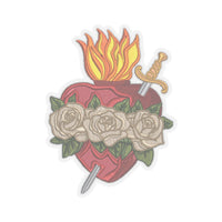 Catholic Youth Stickers | Immaculate Heart of Mary | Kiss-Cut Design | ecclesiastical-sewing