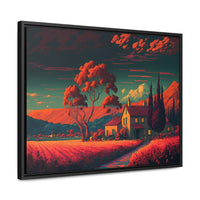 Home Décor Wall Art Tuscan Themed Canvas Print Tuscany In Color Splash
