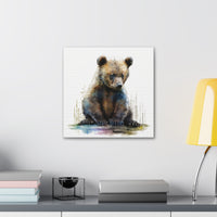 Cute Watercolor Baby Bear - Nursery Decor for Your Little Cub 