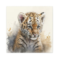 watercolor baby tiger print | ecclesiastical-sewing