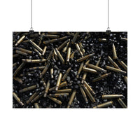 Authentic .50 Caliber Spent Shell & Link Collection: Gift for Boyfriend - Game Room Poster Idea by Ecclesiastical Sewing