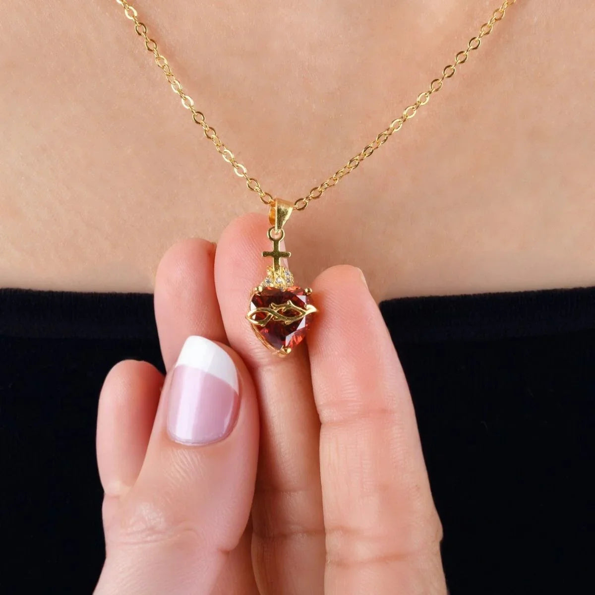 Royal Sacred Heart of Jesus Necklace – Ecclesiastical Sewing