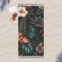 Boho Floral Retreat | Custom Printed Beach Cloth | Relaxed Summer.