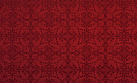 Florence Church Fabric | Brocade Fabric Red