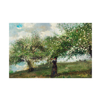 Winslow Homer's 'Girl Picking Apple Blossoms' Poster | Artistic Kitchen Decor | ecclesiastical-sewing