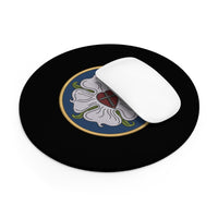 Luther Rose Mouse Pad Lutheran Youth and  Clergy Gift Ideas