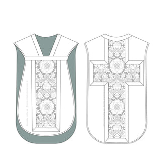 Ecclesiastical Pattern White Chasuble Sewing Patterns β Ecclesiastical Sewing