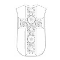 Roman Chasuble Pattern for Sewing | Cross Back Latin Mass Ecclesiastical Sewing