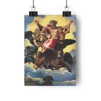 Raphael's 'Ezekiel's Vision' 1518 | Classy Home Office Art, Pastor's Gift | ecclesiastical-sewing