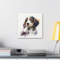 Cuddly Watercolor Puppy Print Wall Art Gift Nursery Decoration