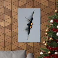 Poster For Man Cave US Military Lockheed Martin F-22 Raptor Gift For Dad| ecclesiastical-sewing