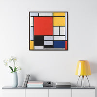 Canvas Wall Art | Piet Mondrian Print for Modern Minimalist Decor | ecclesiastical-sewing