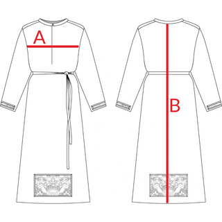 Traditional Linen Alb without Gathers | Church Vestment Sewing Pattern