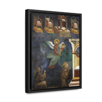 The Vision of the Thrones Giotto Di Bondone 1297 -1299 Canvas Print