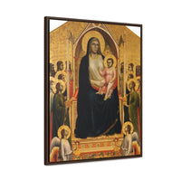 Madonna in Maest Ognissanti Madonna Giotto di Bindonec Canvas Print