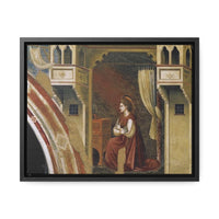 Annunciation the Virgin Giotto di Bondone c.1306 Canvas Print Artwork