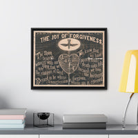 The Joy of Forgiveness - Psalm 32 Kitchen Wall Art Graphic Canvas Gift